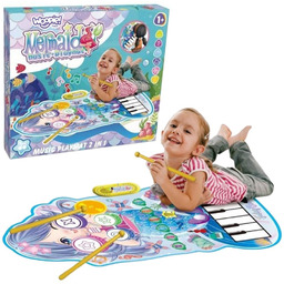 WOOPIE Mata Muzyczna Syrenka 2w1 Perkusja Interaktywna