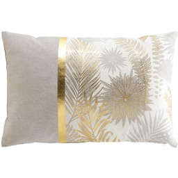 Douceur D''intérieur Podłużna poduszka dekoracyjna, złote liście, 40