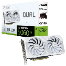 ASUS Dual GeForce RTX 5060 Ti White OC