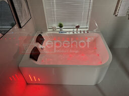 Wanna z hydromasażem LS-7001 PRAWA prostokątna 170cmx120cmx56cm 2-osobowa