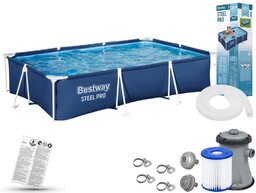 Basen Bestway 300x201x66 Ogrodowy Stelażowy 56411