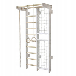 drabinka gimnastyczna Kombik biały-drewno