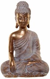 Puckator Tajski Budda Figurka - Złoto i białe