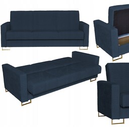 Kanapa sofa Marcello rozkładana wersalka spania bonell łóżko