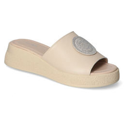 Klapki Filippo DK6987/25BE Beżowe