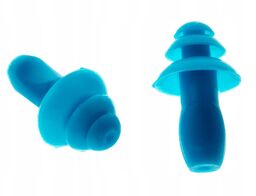 Zatyczki do uszu+pasek Vivo silikon-PVC B-2001 jasnoniebieskie