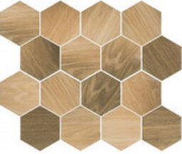PARADYŻ UNIWERSALNA MOZAIKA PRASOWANA WOOD NATURAL MIX HEKSAGON