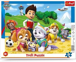 Trefl Psi Patrol na Tropie Puzzle Ramkowe