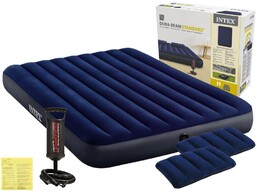 Materac Dmuchany Dwuosobowy 152x203x25 Intex 64765 + POMPKA