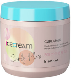 Inebrya Ice Cream Curly Plus, maska do włosów