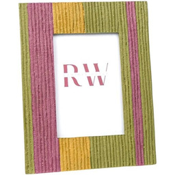 Romimex Ramka na zdjęcia zielona fuksja żywica 2