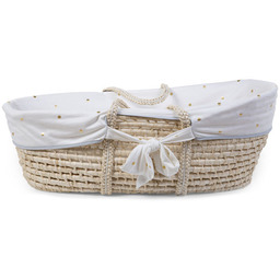 Childhome, Pokrowiec do kosza mojżeszowego, Jersey Gold Dots