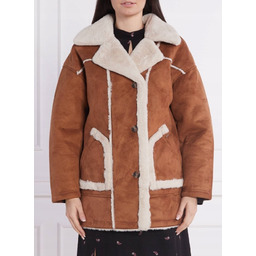 PEPE JEANS BRĄZOWY DAMSKI KOŻUCH KLASYCZNY L T4A