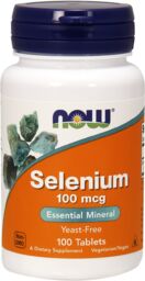 Now Foods Selenium, selen 100 g, 100 tabletek
