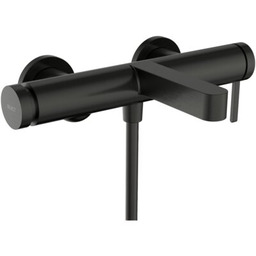 HANSGROHE Bateria wannowa natynkowa Finoris 76420340 Czarny chrom
