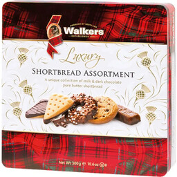 Ciastka Walkers Luxury Shortbread Assortment 300g w puszce