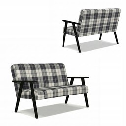 Sofa w stylu PRL retro vintage SOLER Family