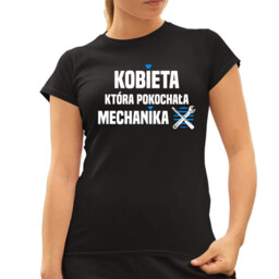Kobieta, która pokochała mechanika - damska koszulka