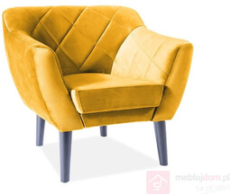 Fotel KARO VELVET 1wenge Signal Curry