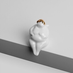 Pakamera Porcelanowy aniołek, figurka