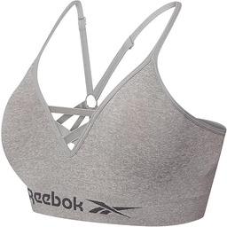 Reebok Damski biustonosz sportowy bez szwów Biustonosz sportowy
