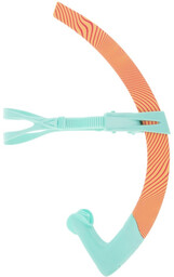 Fajka do pływania aqua sphere snorkel focus niebiesko/pomarańczowy
