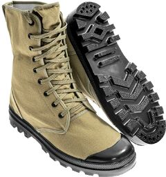 Buty Mil-Tec Canvas Combat Boots - Olive