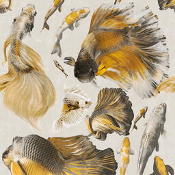 Tapeta MINDTHEGAP Atoll Goldfish Ivory WP20302