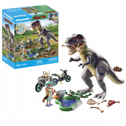 Tytuł: Playmobil Dinos W Poszukiwaniu T-Rexa Motocykl Dinozaur
