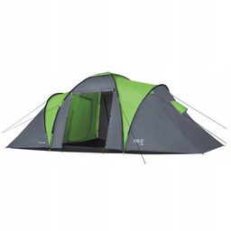 Kempingowy namiot 6-osobowy rodzinny Nils Camp NC6031 zielono-szary