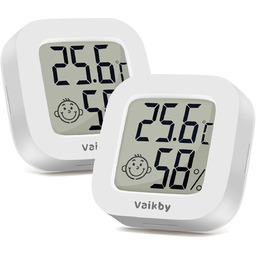 Vaikby Cyfrowy Termometr Wewnętrzny Higrometr do Pomieszczeń Zestaw