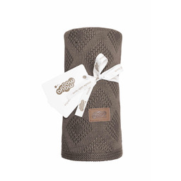 Detexpol Kocyk bambusowy Mayamoo 80x100 04 brązowy ciemny