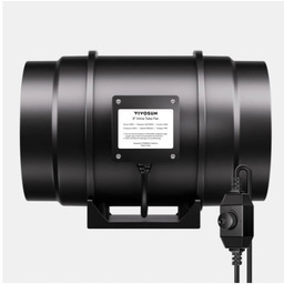 Wentylator kanałowy VIVOSUN aero12 100 mm, dmuchawa, mocowanie