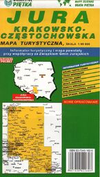 JURA KRAKOWSKO-CZĘSTOCHOWSKA. MAPA TURYSTYCZNA 1:95 000