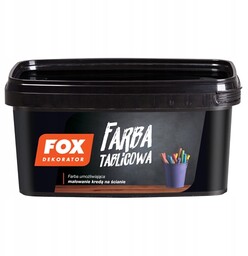 Farba tablicowa do malowania kredą Fox Czarna 1L