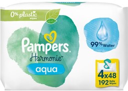 Pampers Harmonie Aqua nawilżane chusteczki oczyszczające dla dzieci