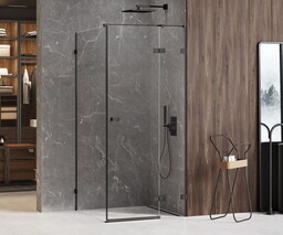NEW TRENDY EXK-1837 Kabina prysznicowa AVEXA BLACK 1D