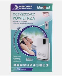 MesMed Oczyszczacz powietrza z funkcją jonizacji i filtrem