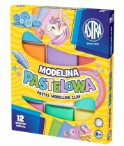 Modelina 12 kolorów ASTRA pastelowa /304118007/