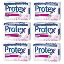 Zestaw 6x PROTEX Mydło antybakteryjne Cream, 90 g