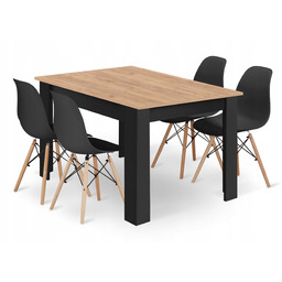 Stół z Krzesłami Zestaw do Jadalni Kuchni Salonu