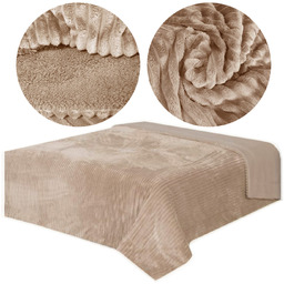 Narzuta Dwustronna Capri Brąz 160x200