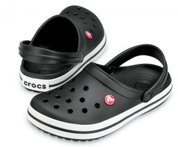 Crocs, Klapki męskie, Crocband, czarny, rozmiar 46 1/2