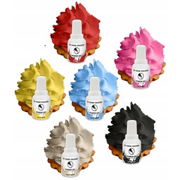 BARWNIKI SPOŻYWCZE W ŻELU BARWNIK ŻEL ZESTAW