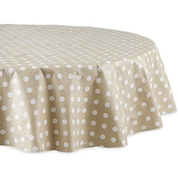 DII Obrus winylowy Tabletop Collection, okrągły, flanelowy,