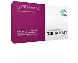 LAB.HOME TIK''ALERT Test na boreliozę z krwi, 1szt.