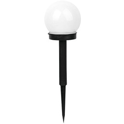 Lampa ogrodowa solarna wbijana biała zimna