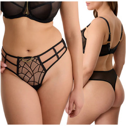 Majtki Ewa Bień REGINA C200 czarne - Rozmiar