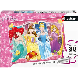 Nathan 4005556863822 30 pièces Amies Disney Princesses puzzle