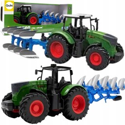 Duży Traktor Ciągnik Farmerski Ruchomy pług orny Koła